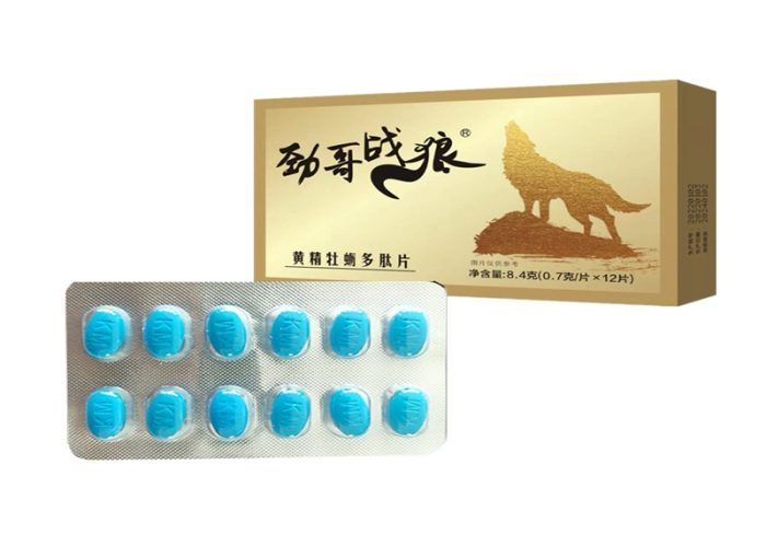 JINge War Wolf Yellow Essence Oyster Polypeptide Tablets jingezhanlang