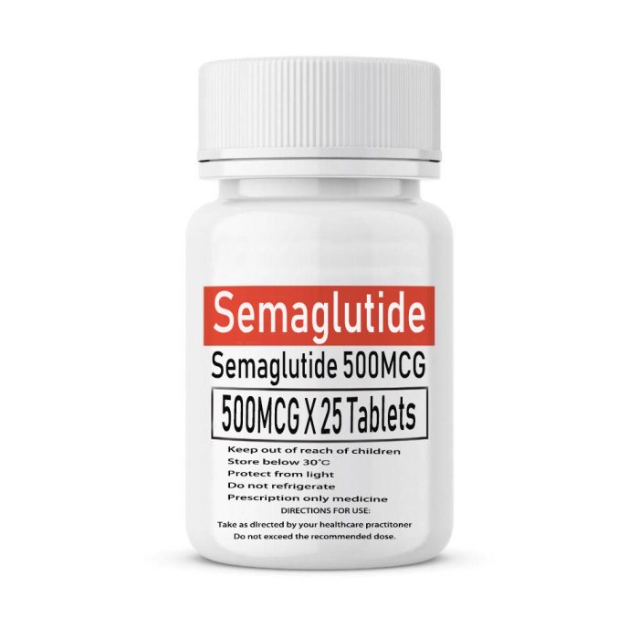 Semaglutide 500mcg 25pcs weight loss Tablets